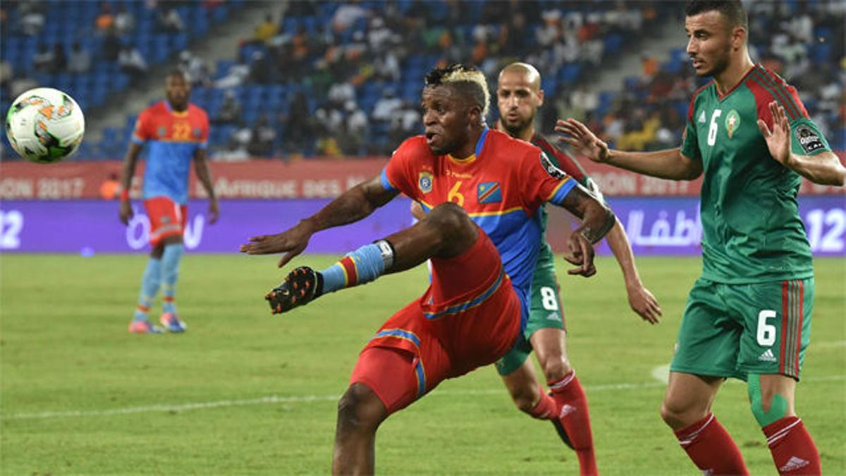 El gol de Kabananga en el Congo - Marruecos (1-0) de la Copa África