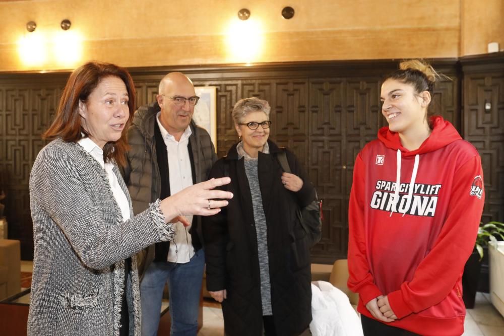 Presentació de Marta Xargay a l'Ajuntament de Girona