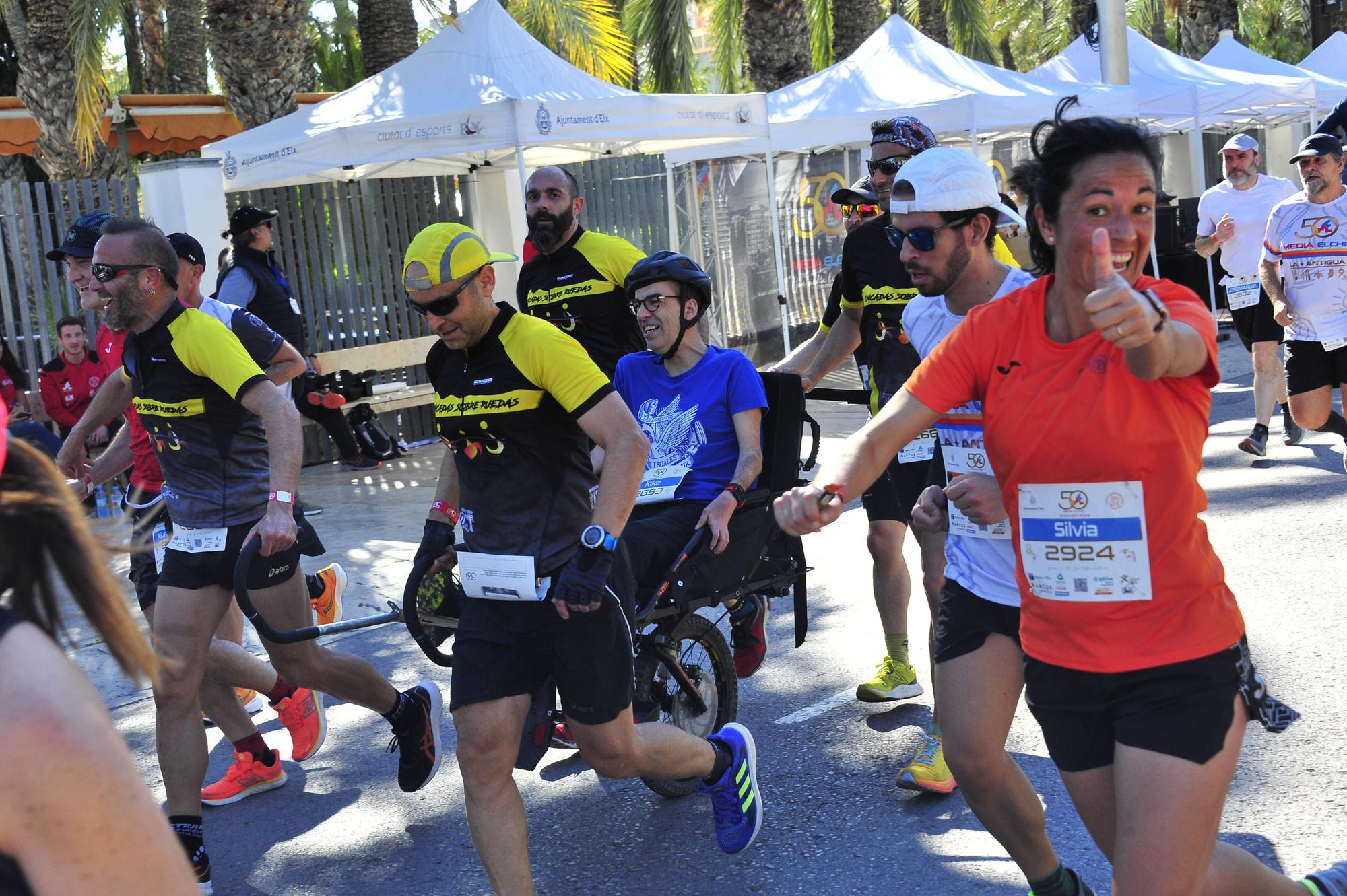 Un Medio Maratón de Elche marcado por el calor