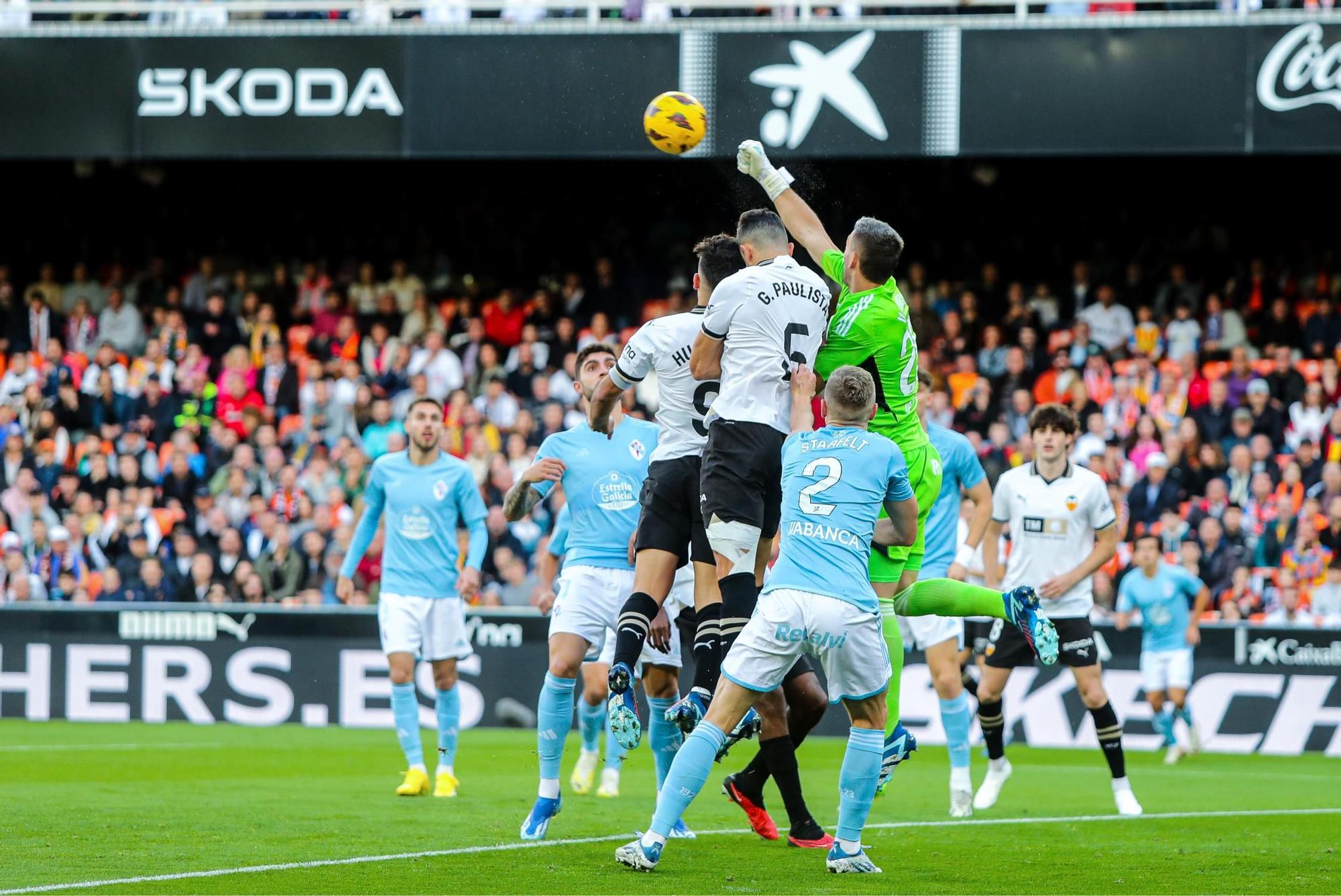 Las mejores imágenes del Valencia-Celta