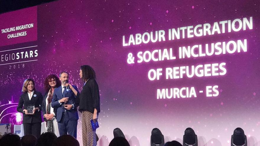 Un proyecto murciano de ayuda a refugiados, premiado por la Comisión Europea