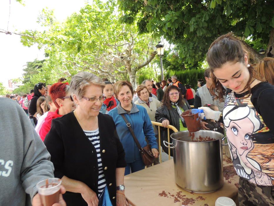 Así fue la chocolatada del Día Grande