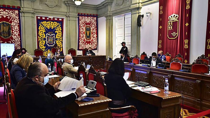 El Pleno del Ayuntamiento de Cartagena.