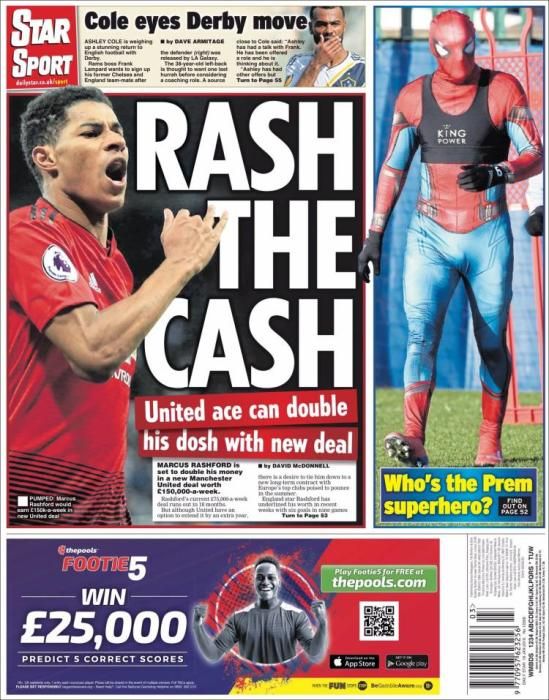 Portada STAR SPORT viernes 18 de enero 2019