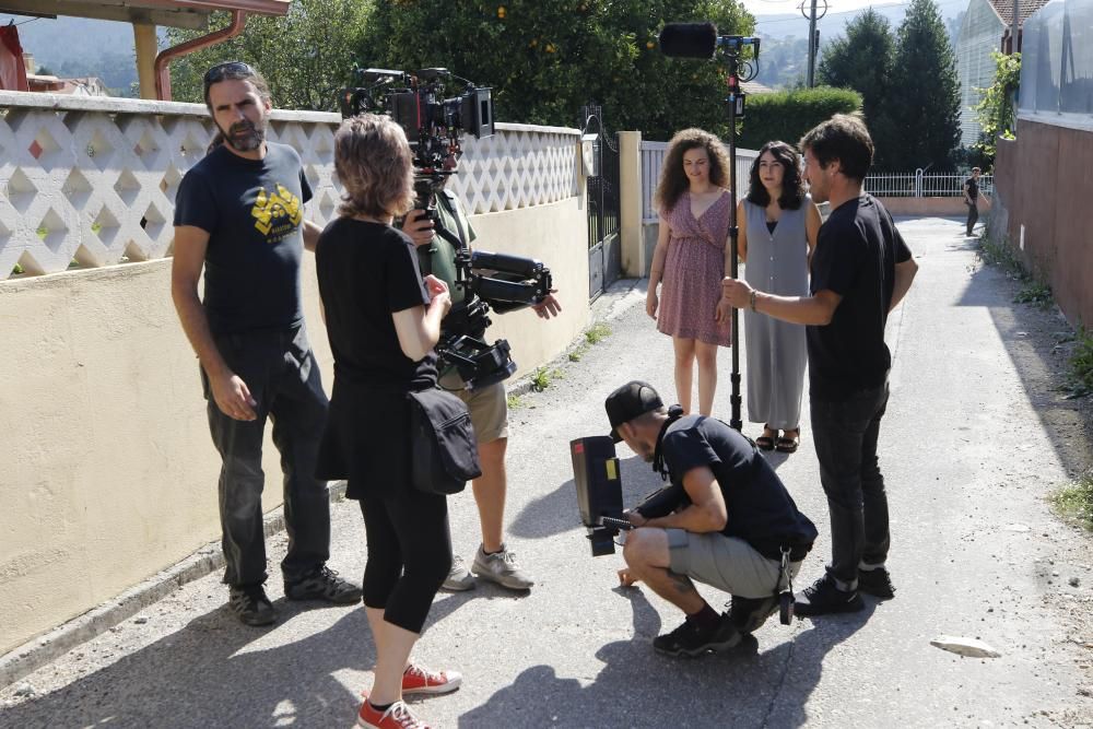 María Solinha.  Ignacio Vilar también filmó en la zona de Toralla secuencias para la película.