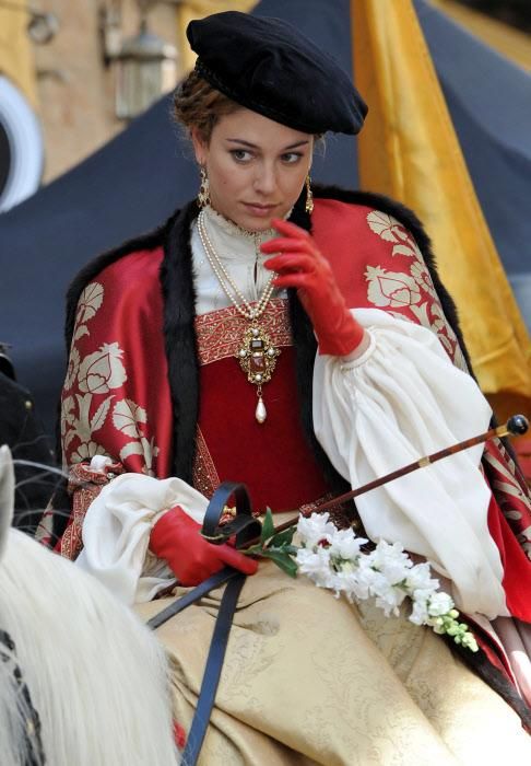 Blanca Suárez en el rodaje de 'Carlos, rey emperador'