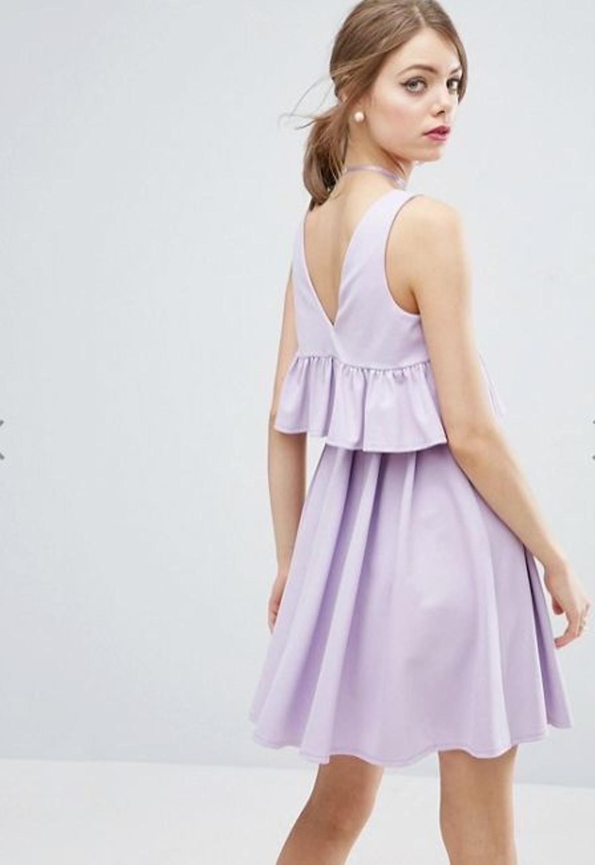 Vestido con volantes (Precio: 6,99 euros)