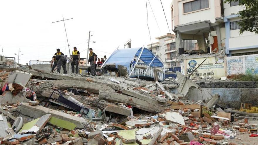 Imagen del terremoto de ecuador ocurrido en 2015