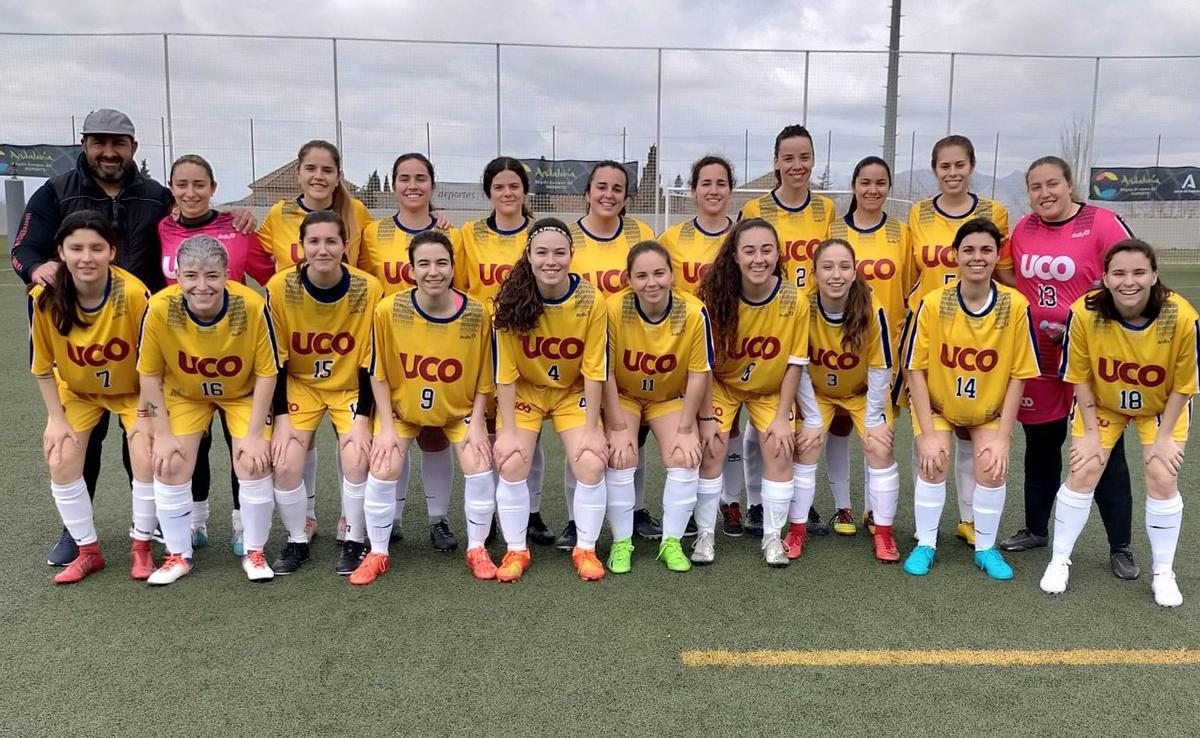 Equipo de fútbol femenino de la UCO.