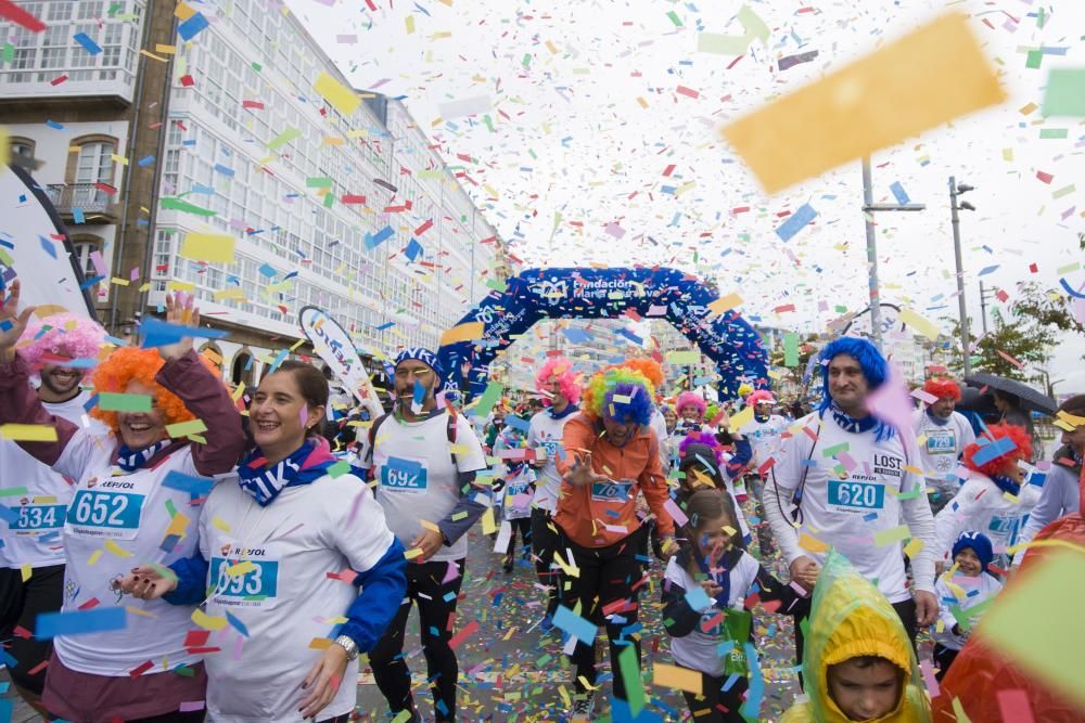 Más de 9.000 personas participan en la sexta Carrera ENKI en A Coruña.