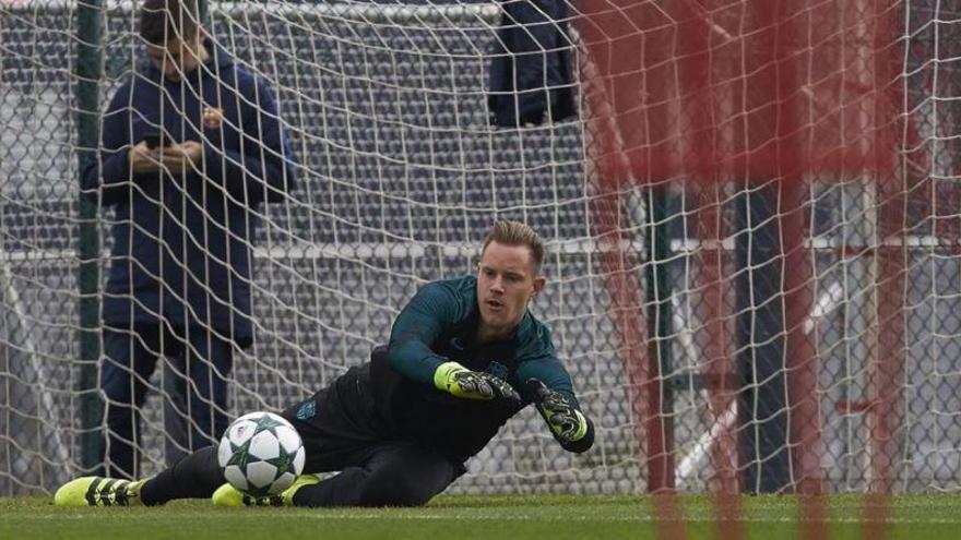 Piqué y Ter Stegen descansan ante el Borussia