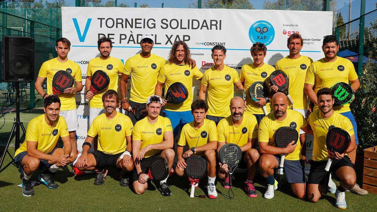 Puyol y Belasteguín apadrinaron el V Torneig Solidari de Pàdel XAP