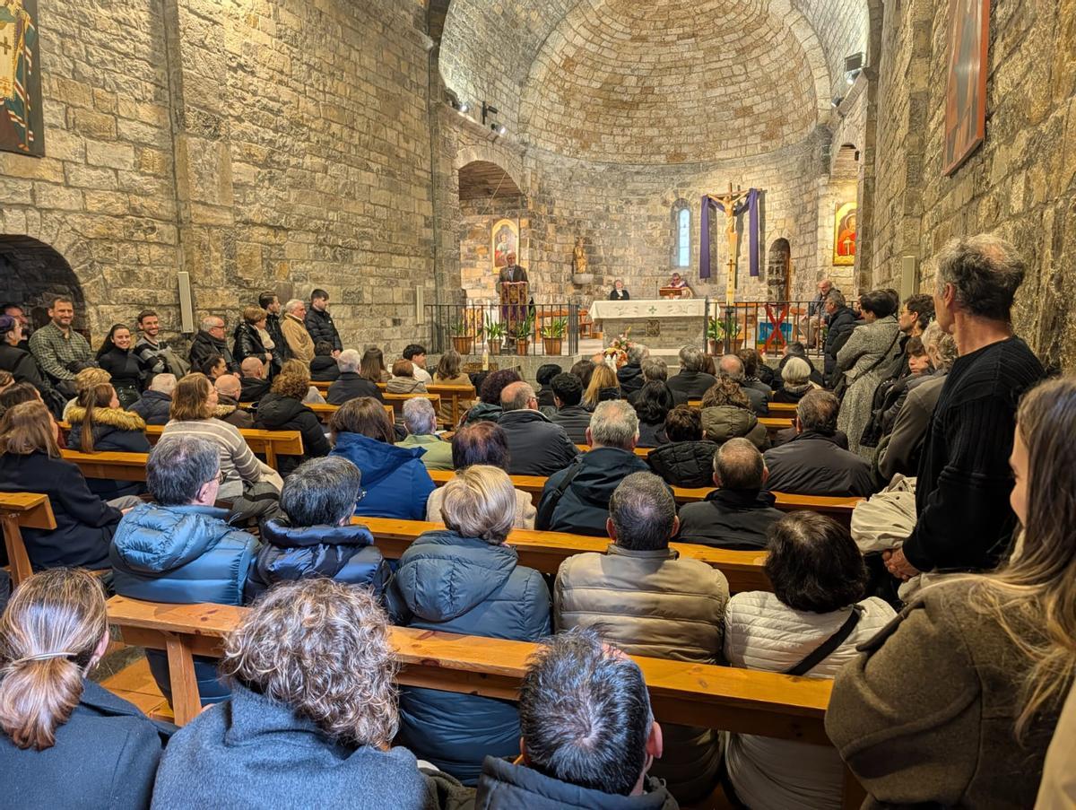 Funeral por Joaquín Palacín en Aínsa.