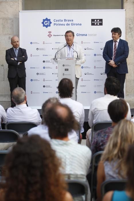 Acte de presentació de la gala Michelin 2017 a Girona