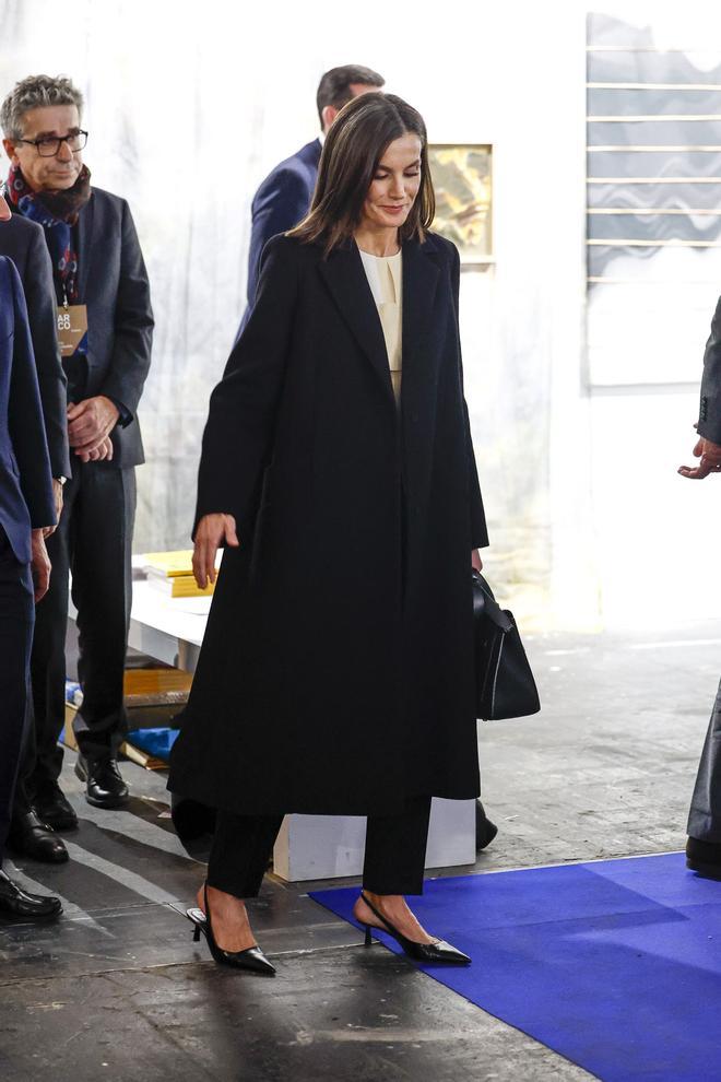 La reina Letizia en su visita anual a ARCO 2024