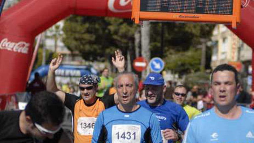Imagen de la pasada edición de la media maratón.