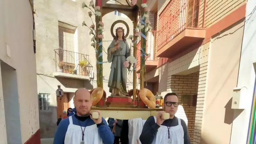 Fiestas de Santa Águeda en Lagata