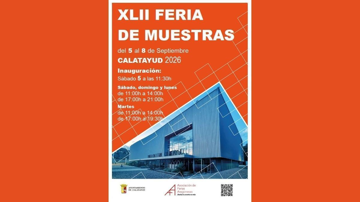 Cartel de la Feria de Muestras de Calatayud 2026.