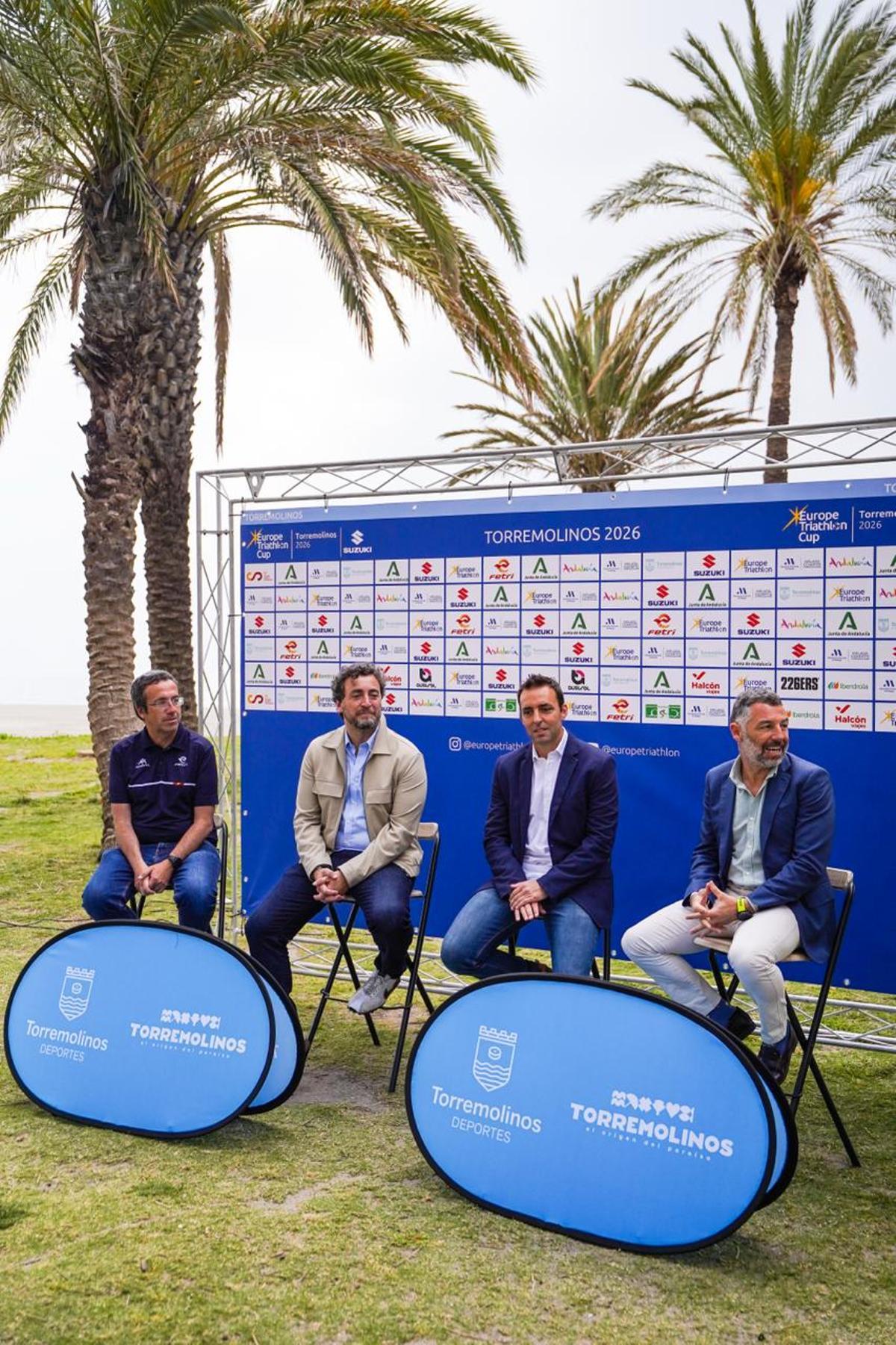 Presentación oficial de la copa de Europa de Triatlón  en Torremolinos.