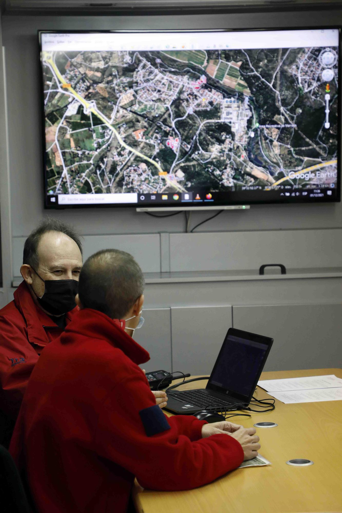 Simulacro planta potabilizadora de Manises