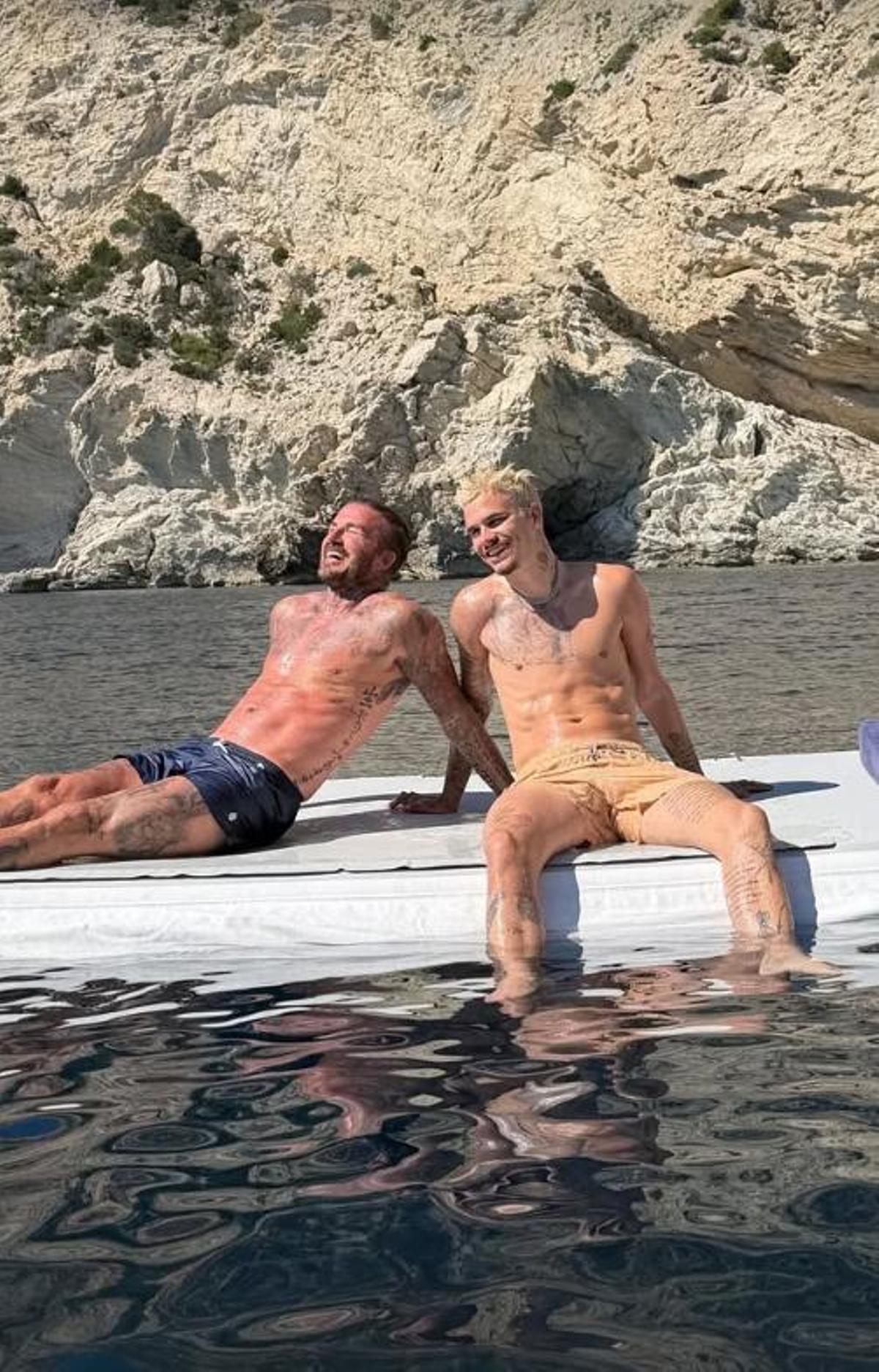 Las vacaciones de los Beckham en Ibiza