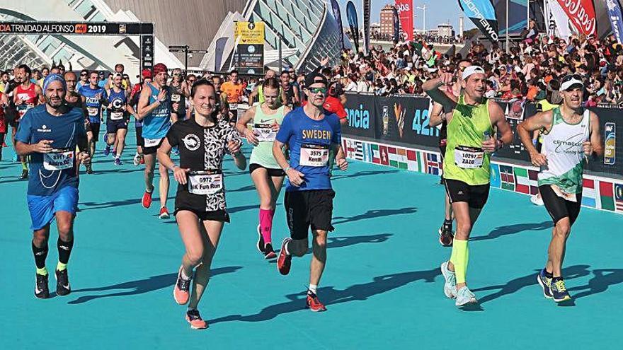 Llegada del Maratón Valencia Trinidad Alfonso EDP de 2019