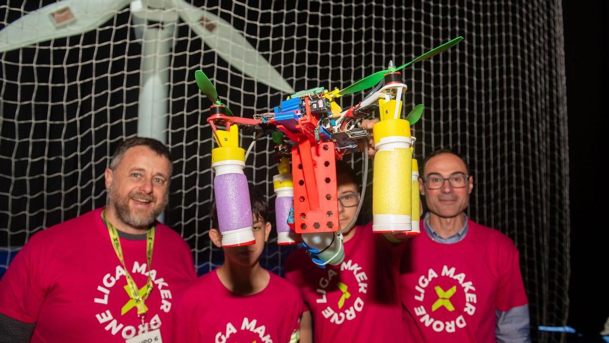 La V Liga Maker Drone en el Coliseum de A Coruña