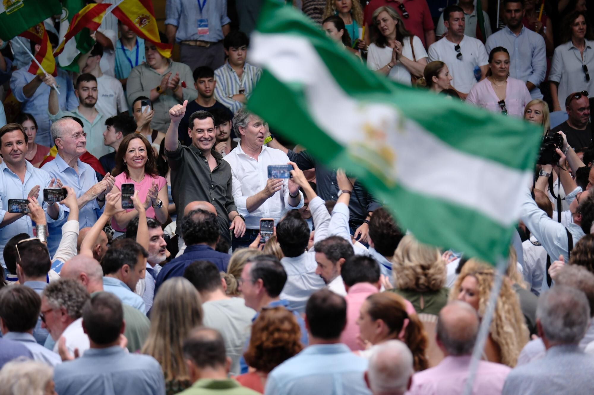 Mitin del Partido Popular en Málaga