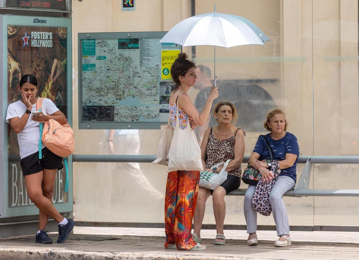 La ola de calor aprieta en Alicante: vecinos y turistas se bañan en las fuentes La ola de calor aprieta en Alicante: vecinos y turistas se bañan en las fuentes