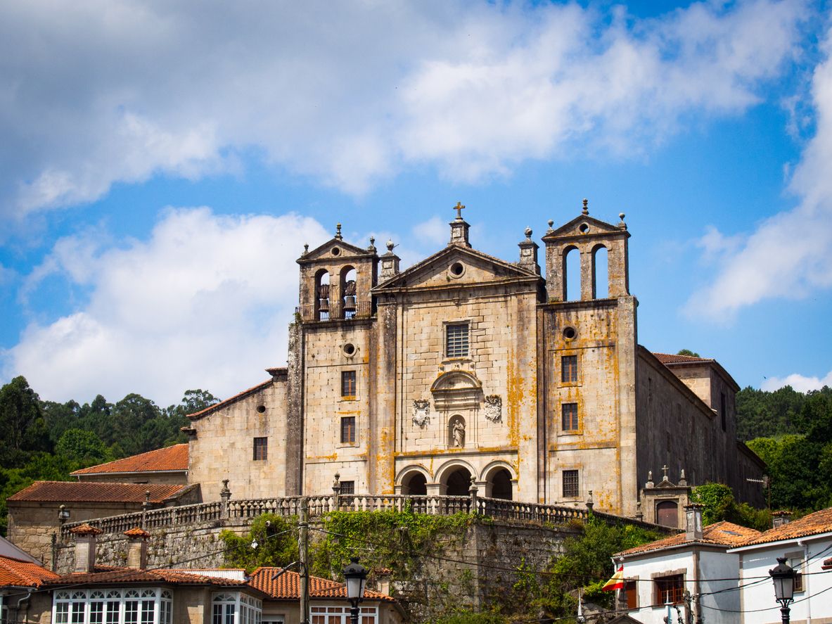 Convento del Carmen en Padrón, A Coruña, Galicia.