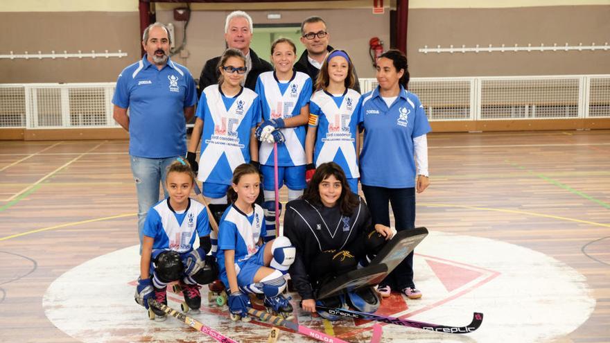 L&#039;equip Fem-Benjamí del CH Figueres