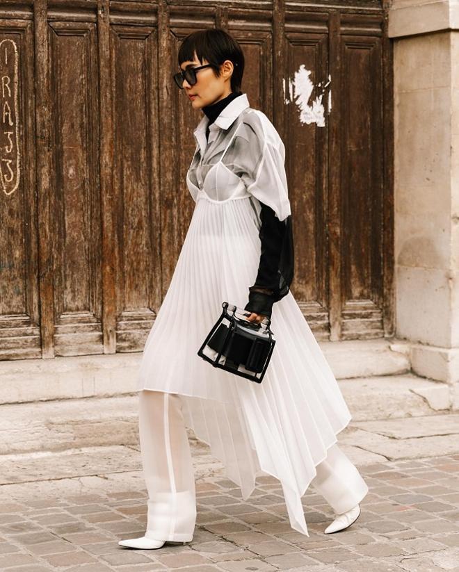 La mejor inspiración de 'street style' para vestir de blanco en invierno