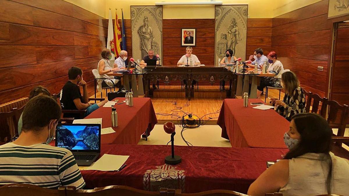 Imatge del darrer ple de Solsona que es va celebrar de forma presencial