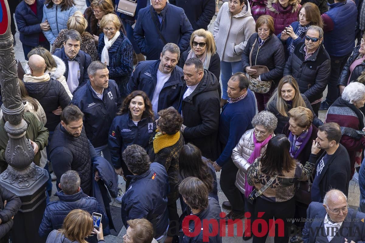 Así ha sido la visita de Isabel Díaz Ayuso a Caravaca de la Cruz