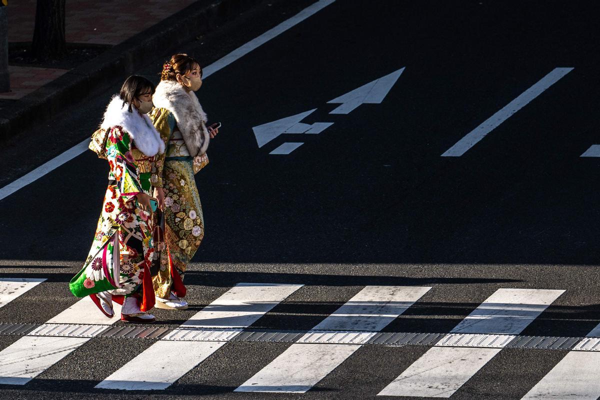 Ceremonia de celebración del Día de la Mayoría de Edad en Japón