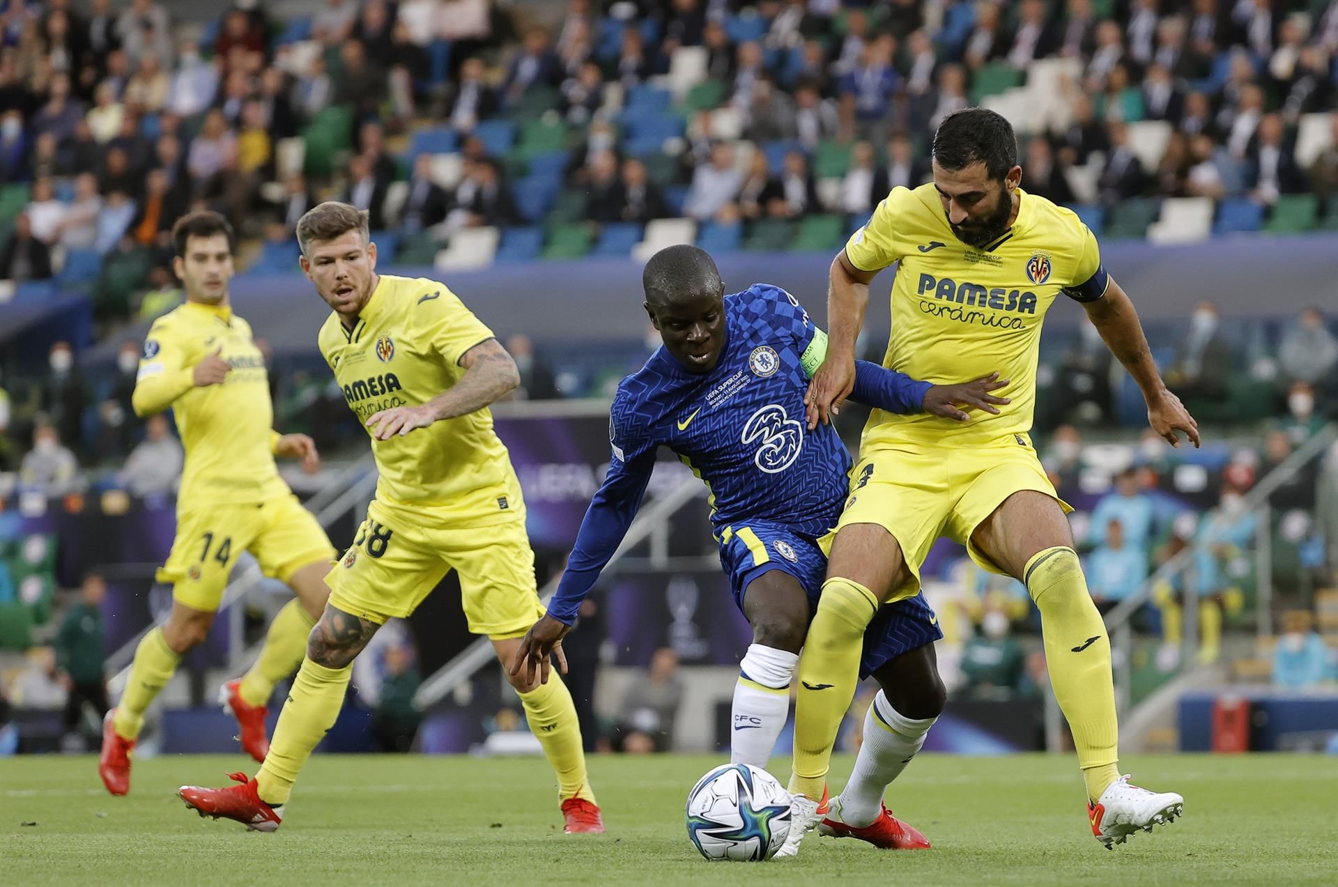 La histórica final de la Supercopa de Europa en imágenes