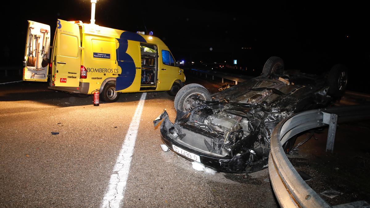 Fallecen dos mujeres en un grave accidente múltiple en Villaviciosa