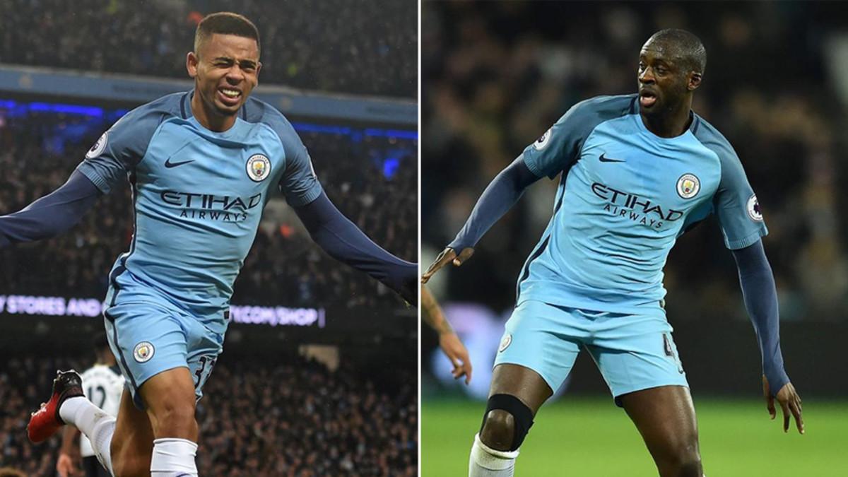 Gabriel Jesús y Yaya Touré entran en la nueva lista del Manchester City