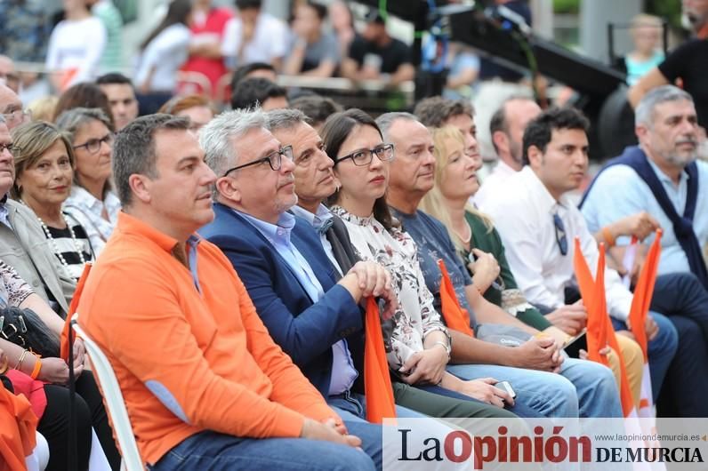 Albert Rivera, líder de Ciudadanos, en Murcia