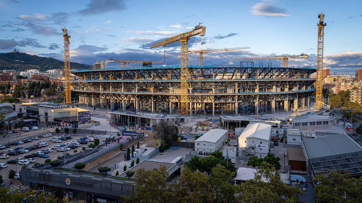 El vídeo de la polémica: Así van las obras del Camp Nou