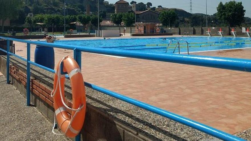 Vista de les instal·lacions de les piscines de Sant Vicenç