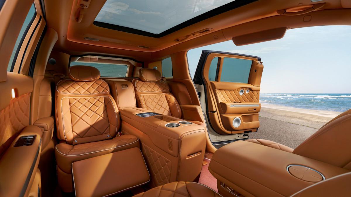Interior del Genesis GV90