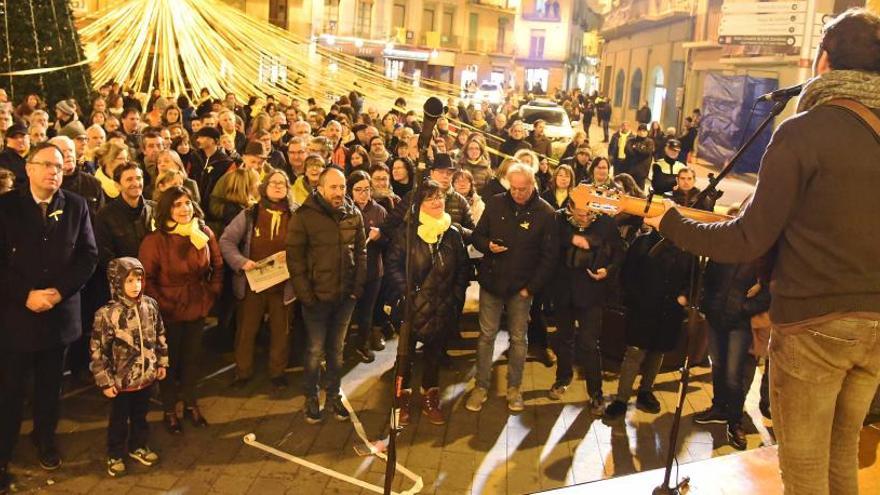 Imatge d&#039;arxiu d&#039;una concentració en favor de l&#039;escola catalana