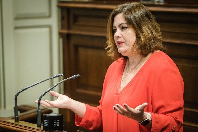 Segunda jornada del pleno en el Parlamento de Canarias, 27/04/2022