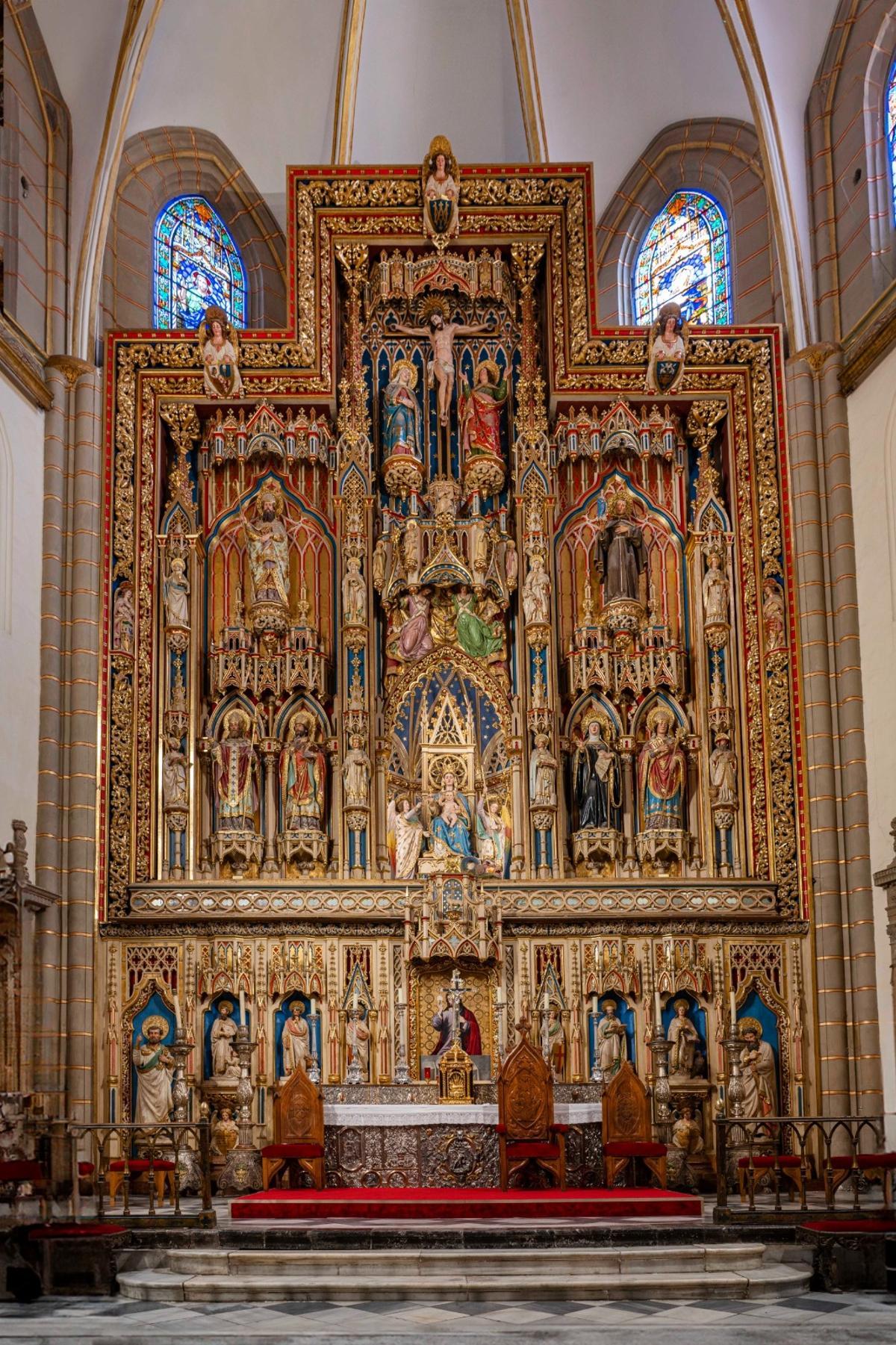 Retablo Mayor de la Catedral de Murcia.