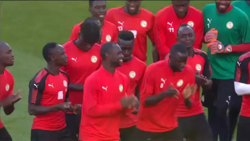 El baile de la selección de Senegal en Rusia que se ha hecho viral