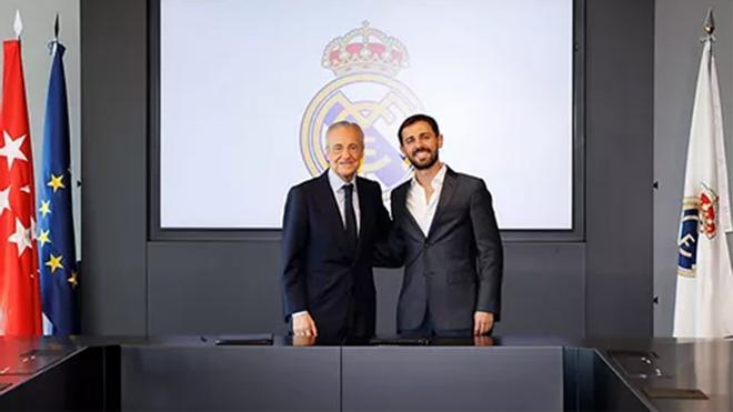 Bernardo Silva, presentado por el Real Madrid a puerta cerrada