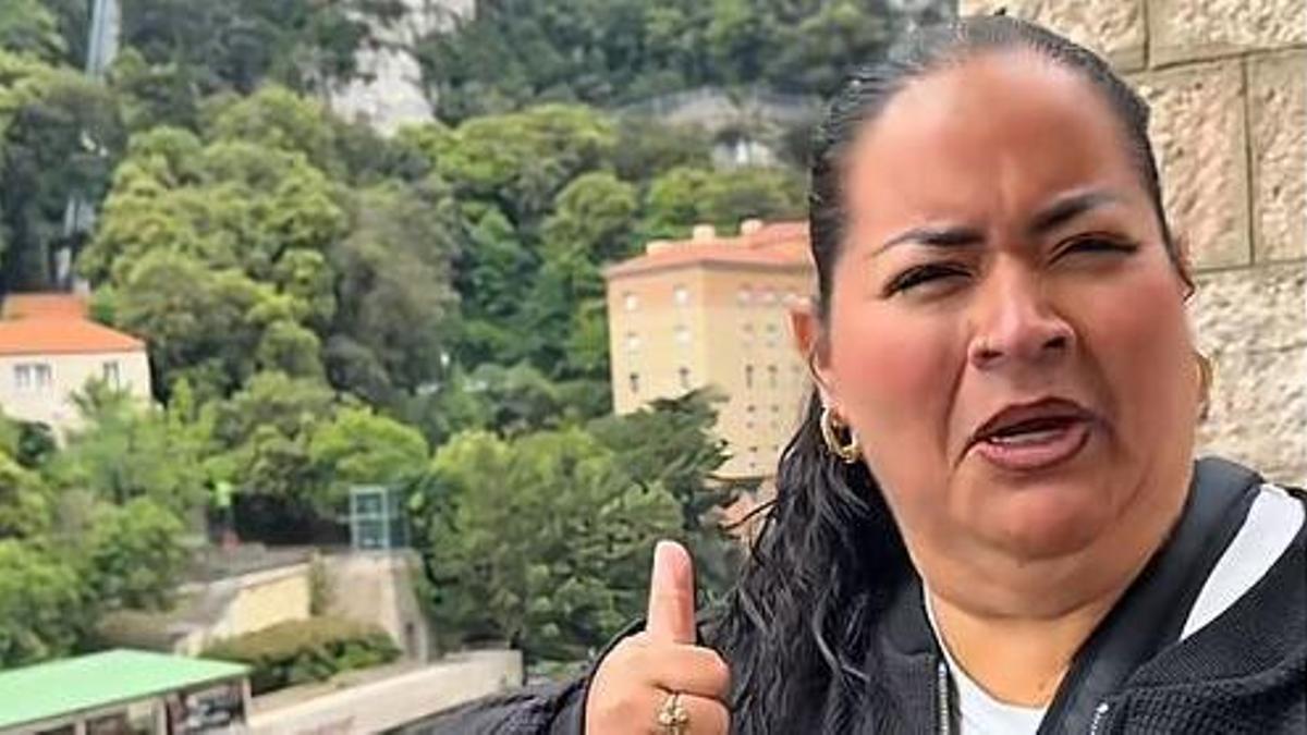 La influencer Estefania Saavedra a Montserrat