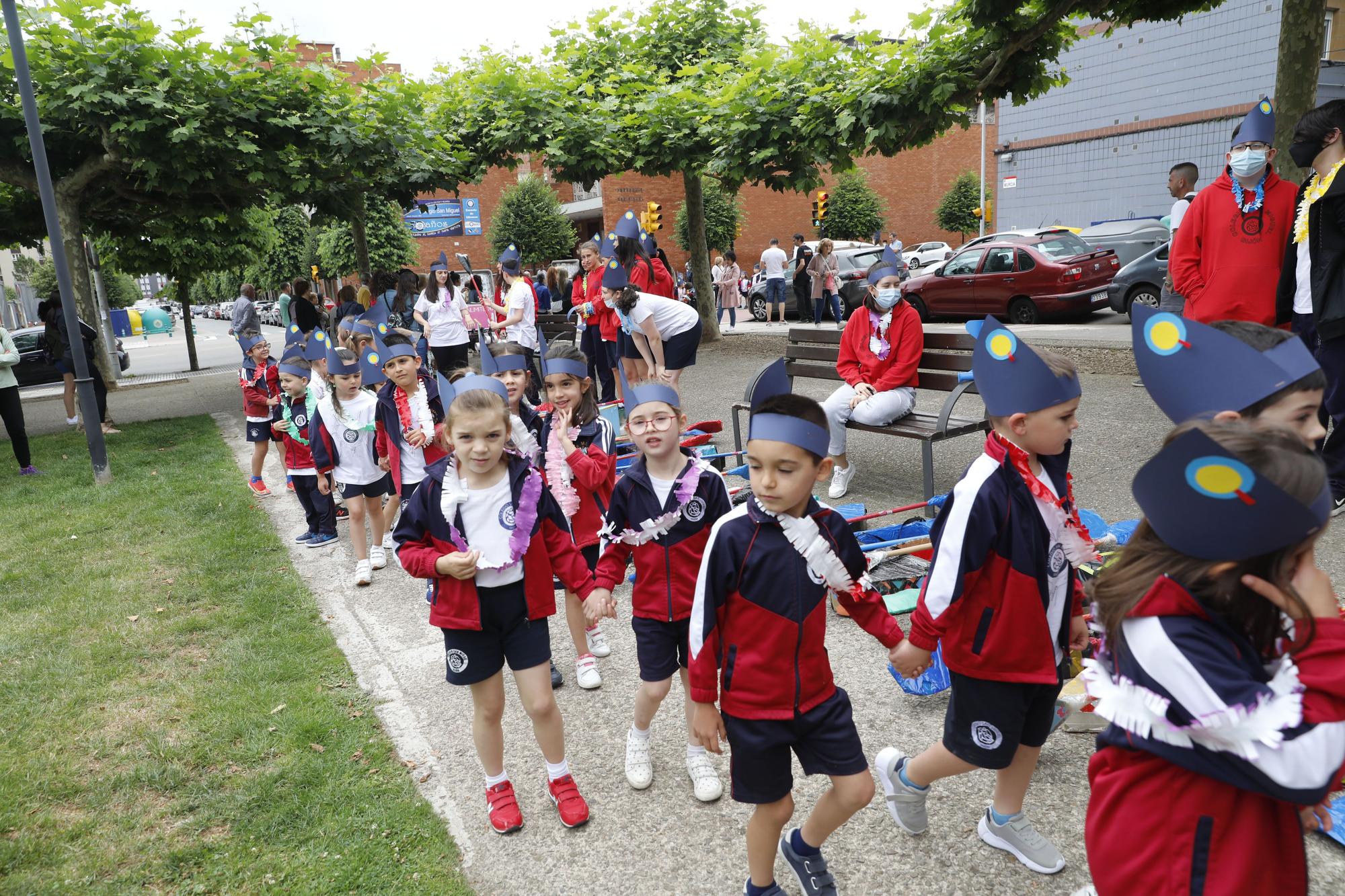 Los selleros más precoces son de Gijón: el colegio San Miguel enseña a remar a sus alumnos de Infantil