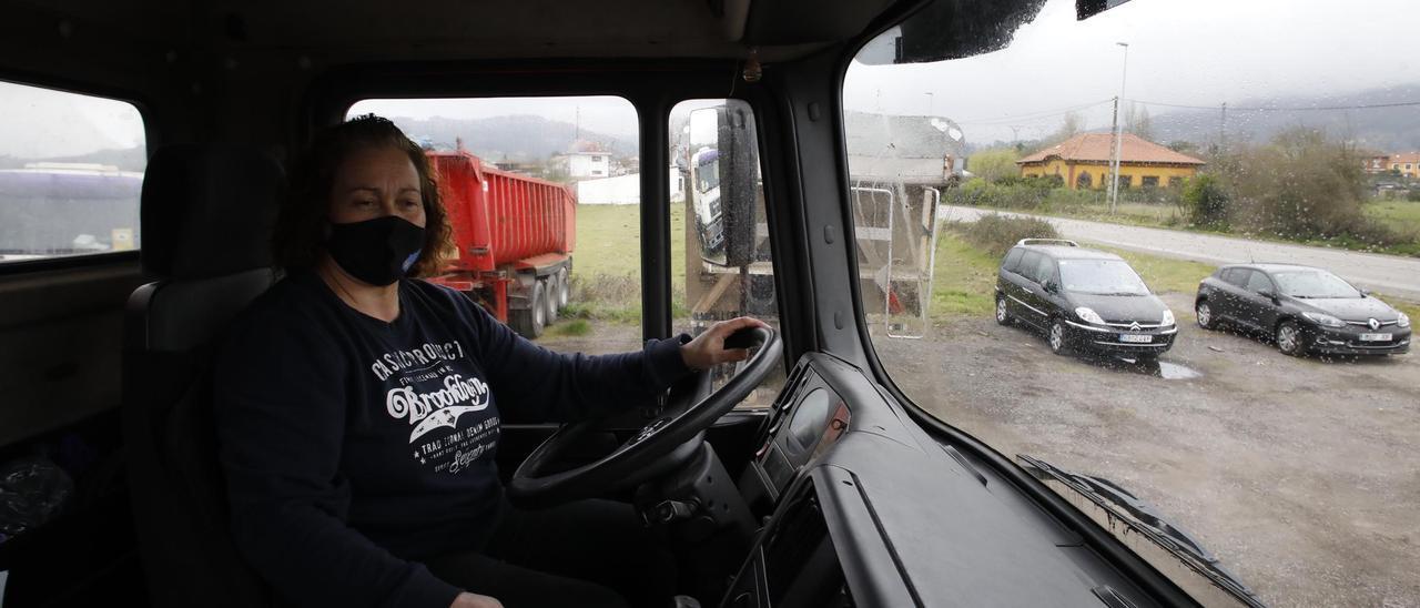 Delfina González-Viejo, una camionera en el mundo de la construcción